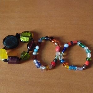 Handmade Gem Bracelet Lot
